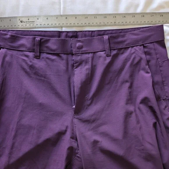 Fabletics "The Only" 4-way Stretch Pant, Purple (rare color), 34 X 32 - Picture 8 of 17